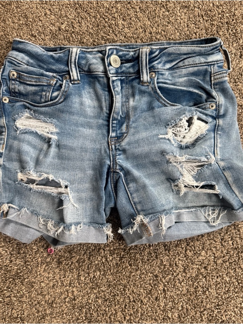 American Eagle Outfitters Women’s Size 6 Midi Next Level Stretch Shorts EUC